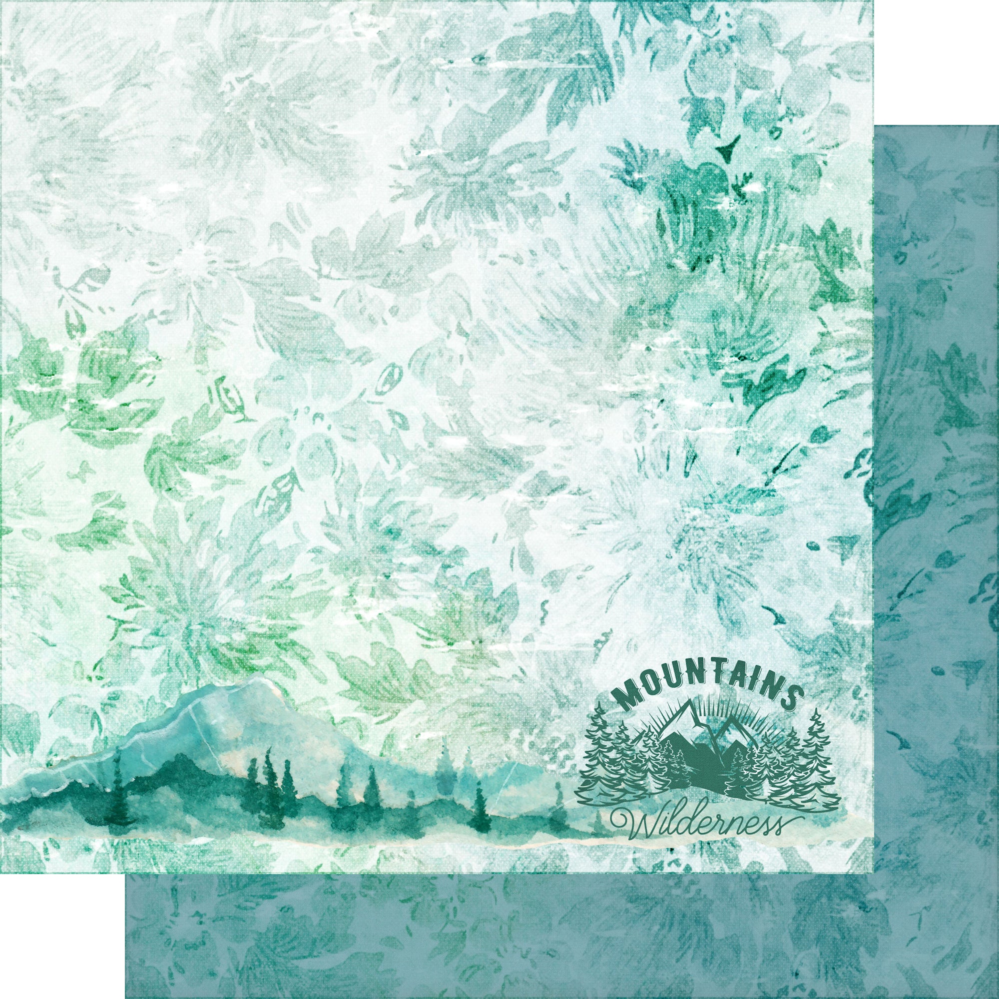 National Parks Collection Mountains & Wilderness 12 x 12 Double-Sided Scrapbook Paper by SSC Designs