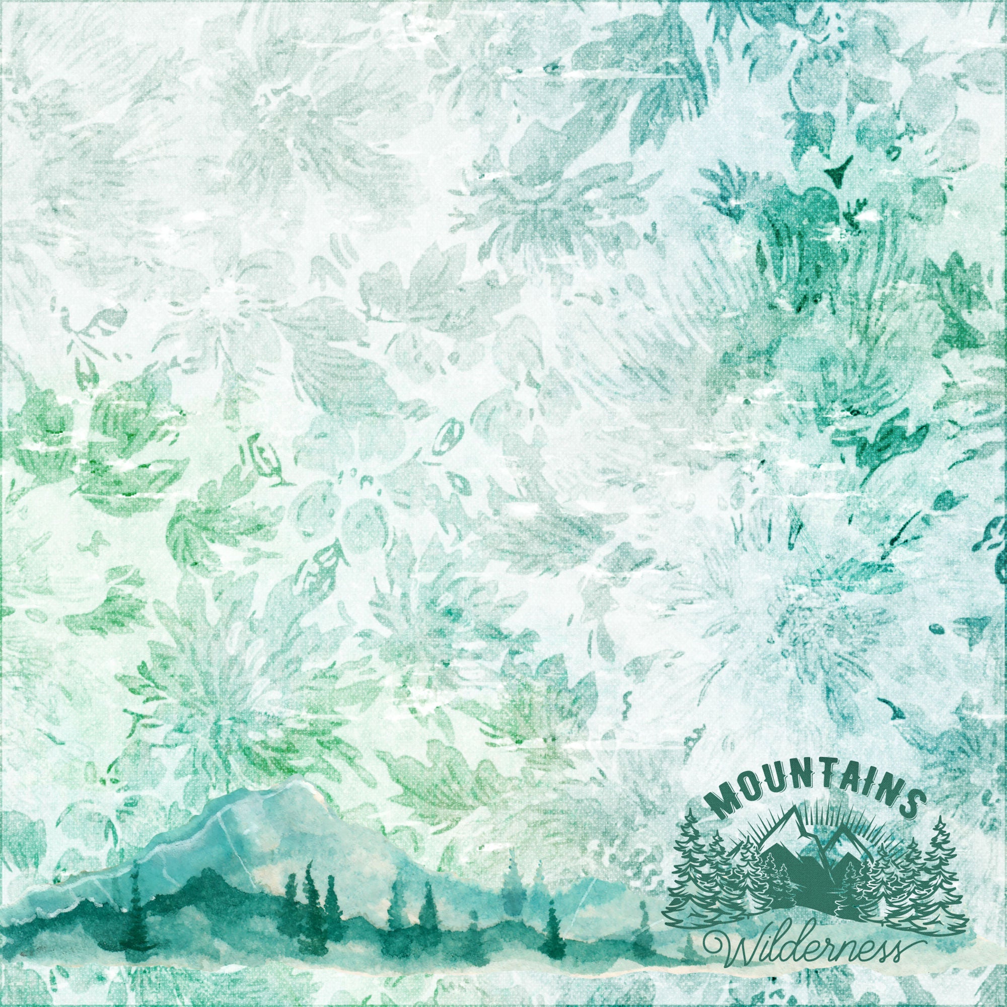 National Parks Collection Mountains & Wilderness 12 x 12 Double-Sided Scrapbook Paper by SSC Designs