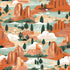 National Parks Collection Mountain Collage 12 x 12 Double-Sided Scrapbook Paper by SSC Designs