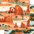 National Parks Collection River Collage 12 x 12 Double-Sided Scrapbook Paper by SSC Designs