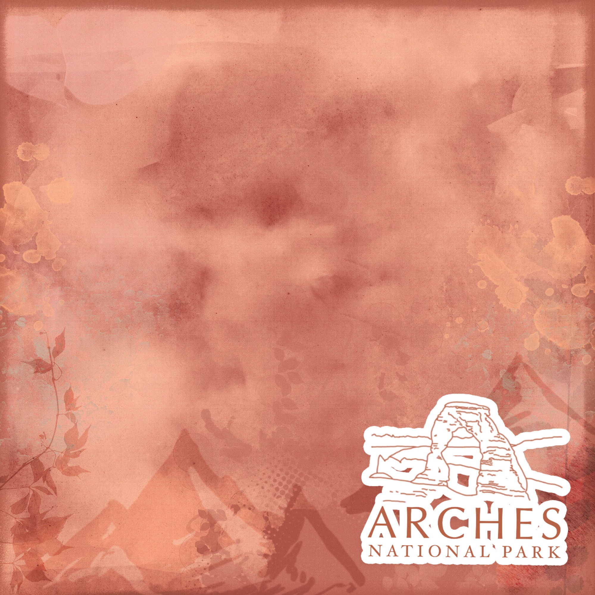 National Parks Collection Arches National Park 12 x 12 Double-Sided Scrapbook Paper by SSC Designs