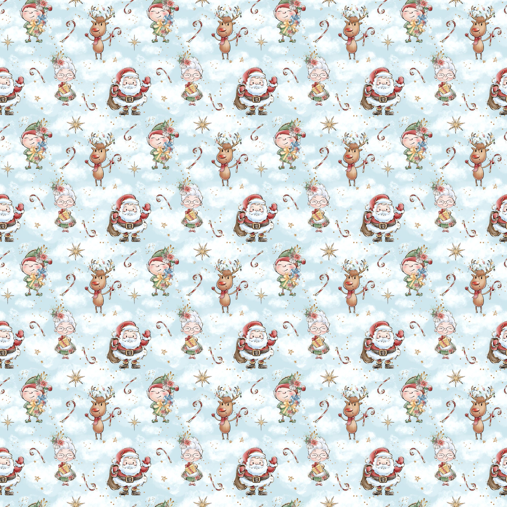 North Pole Collection Christmas Sweets 12 x 12 Double-Sided Scrapbook Paper by SSC Designs