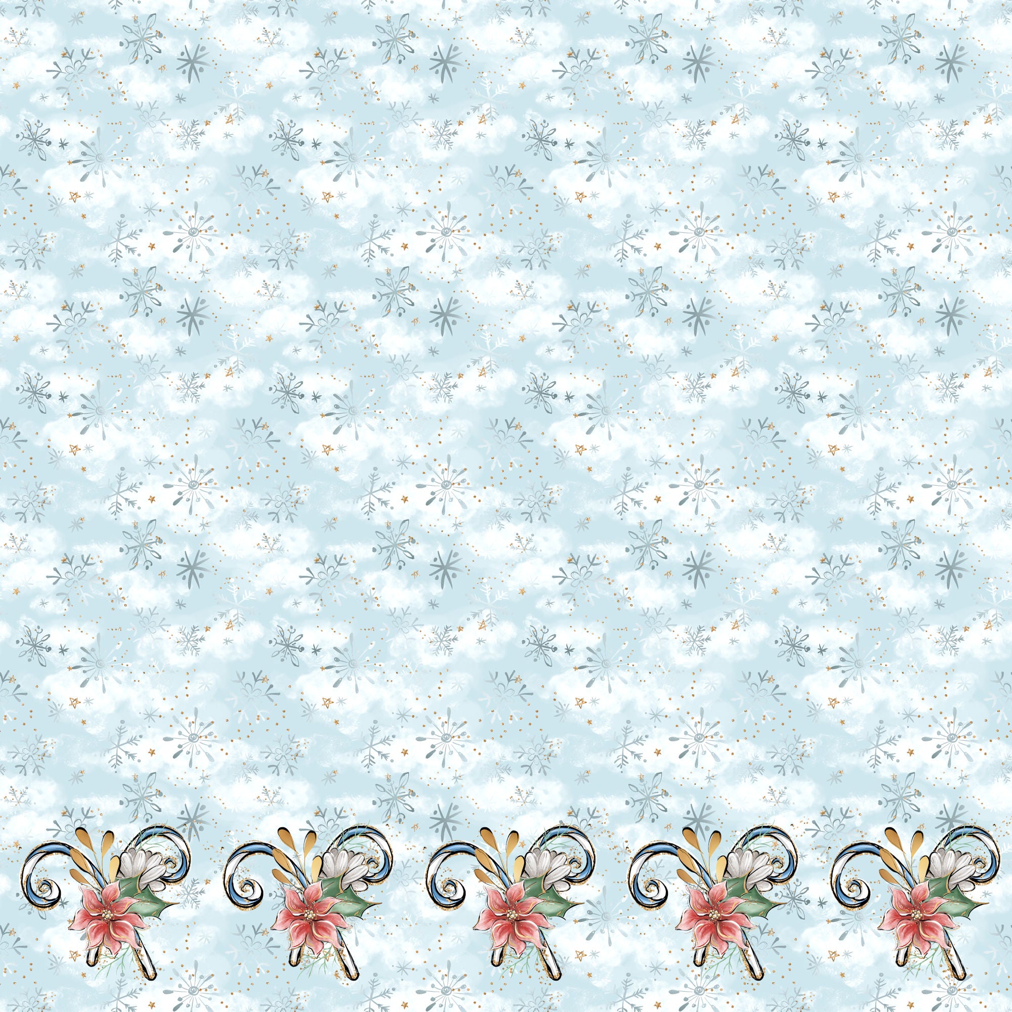 North Pole Collection Christmas Sweets 12 x 12 Double-Sided Scrapbook Paper by SSC Designs