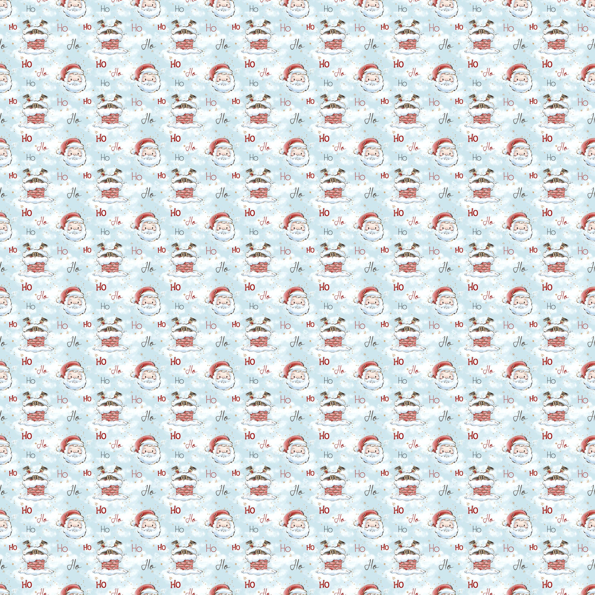 North Pole Collection Those Darn Chimneys 12 x 12 Double-Sided Scrapbook Paper by SSC Designs
