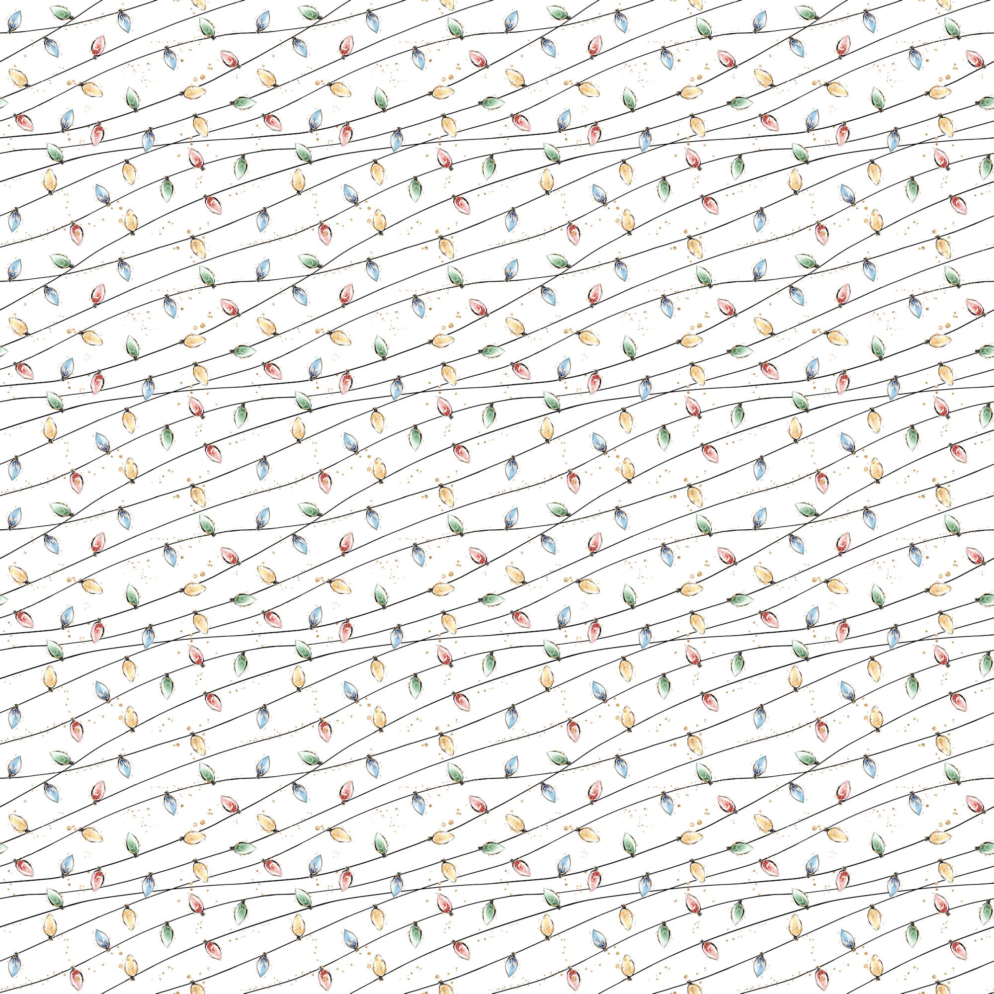 North Pole Collection Silly Christmas Trees 12 x 12 Double-Sided Scrapbook Paper by SSC Designs