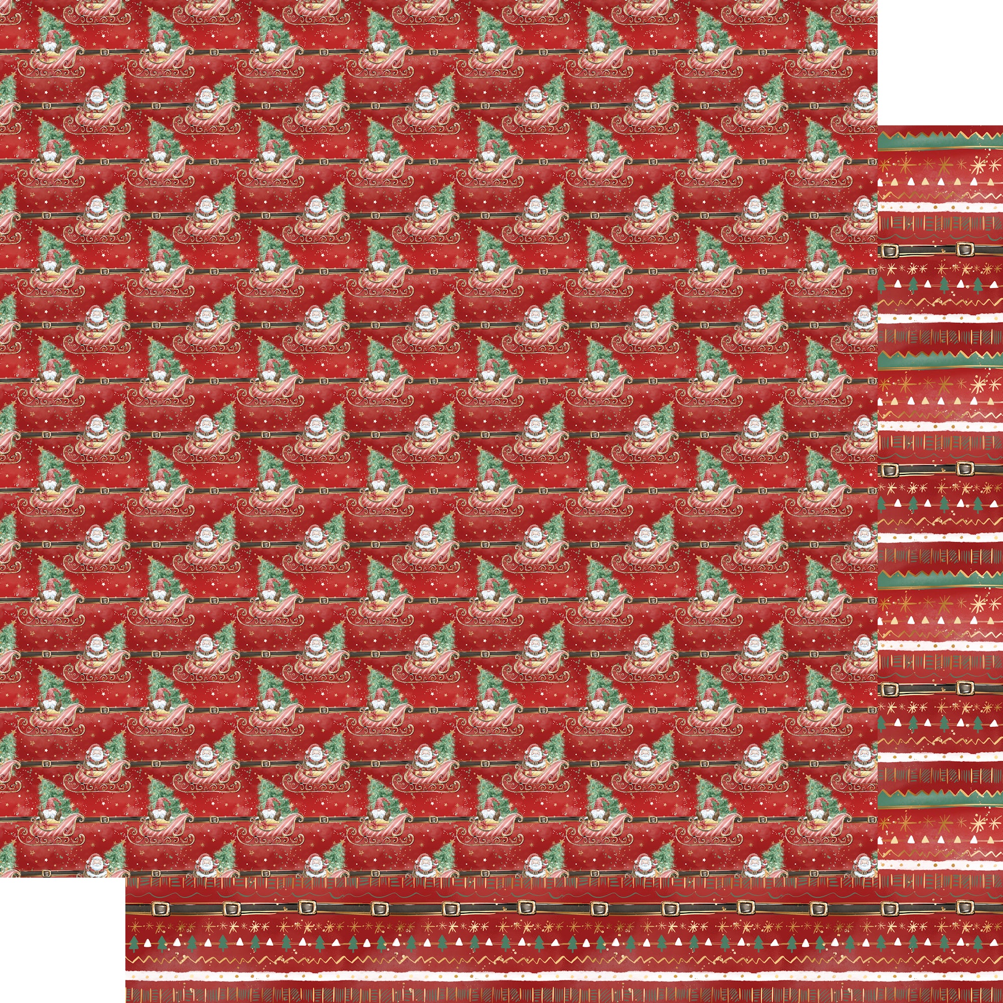 North Pole 12 x 12 Scrapbook Paper & Embellishment Kit by SSC Designs