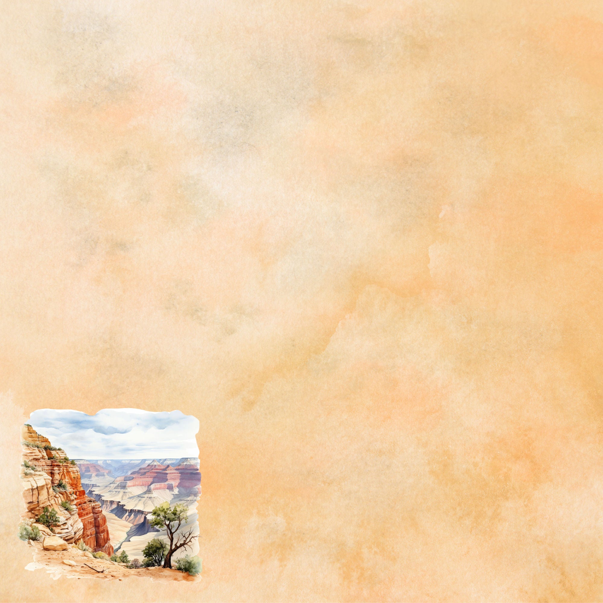 National Parks Collection Scenic Views 12 x 12 Double-Sided Scrapbook Paper by SSC Designs