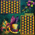 Mardi Gras (2) - 12 x 12 Pages, Fully-Assembled & Hand-Crafted 3D Scrapbook Premade by SSC Designs