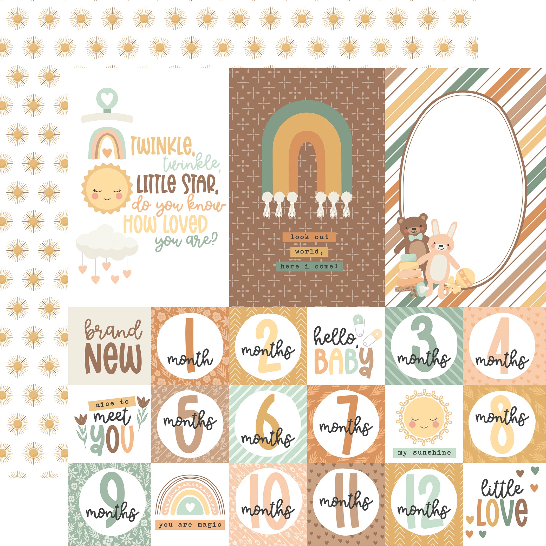 Our Baby Delivery Collection 12 x 12 Scrapbook Collection Kit by Echo Park Paper