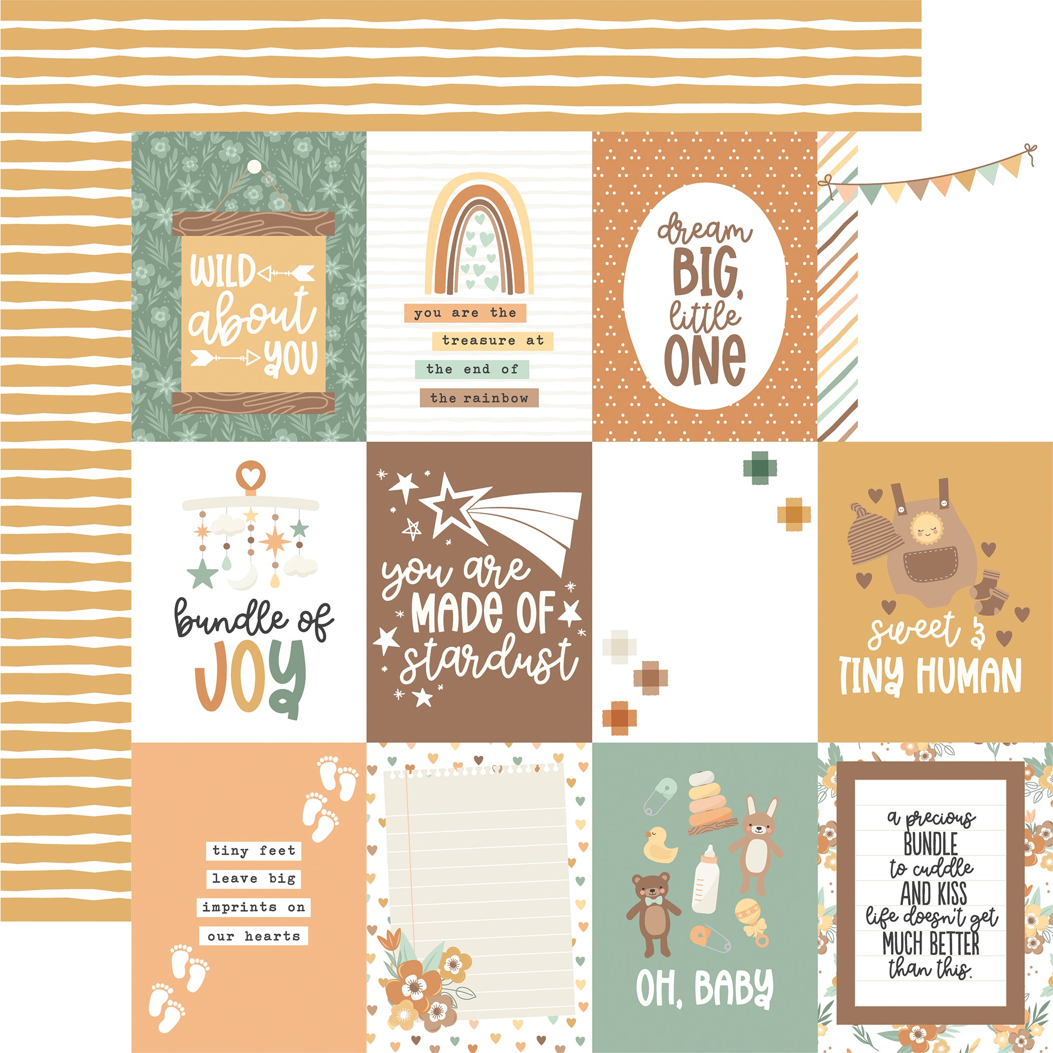 Our Baby Delivery Collection 12 x 12 Scrapbook Collection Kit by Echo Park Paper