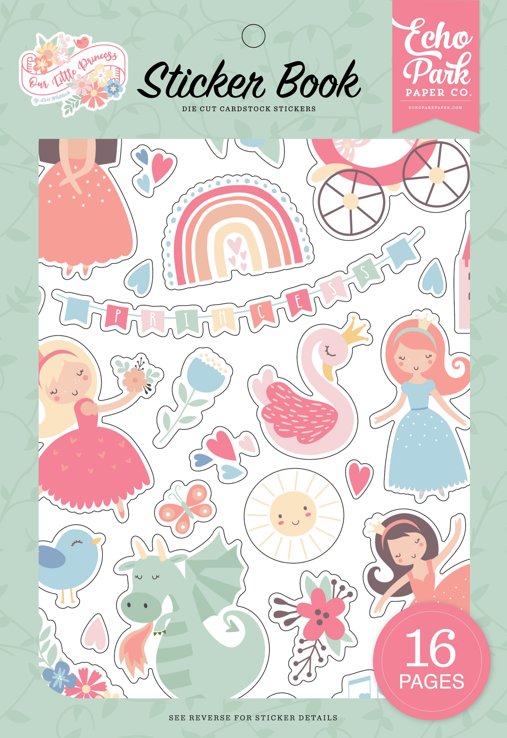 Our Little Princess Collection Sticker Book by Echo Park Paper-16 pages