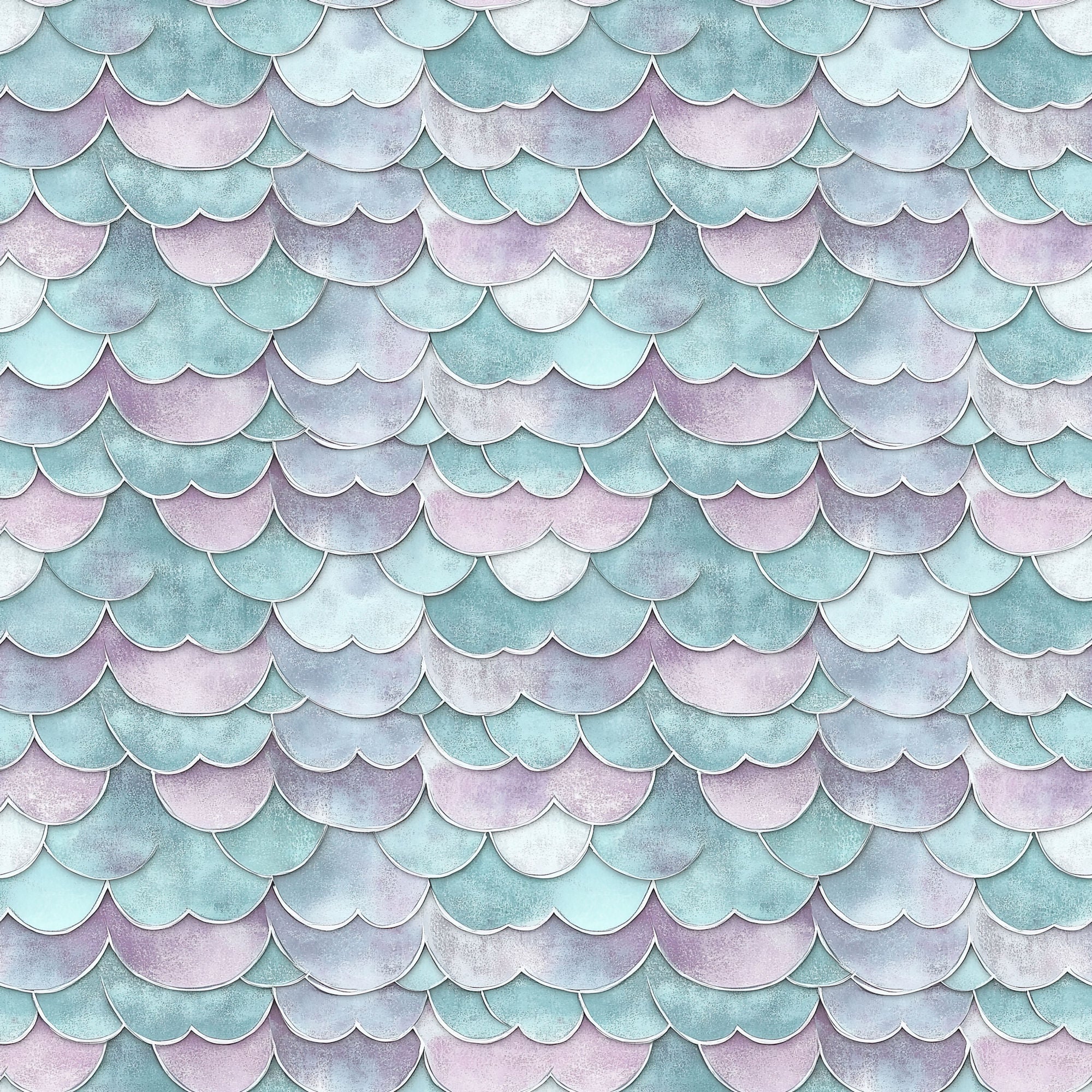 Ocean Serenity Collection Sea Horses 12 x 12 Double-Sided Scrapbook Paper by SSC Designs