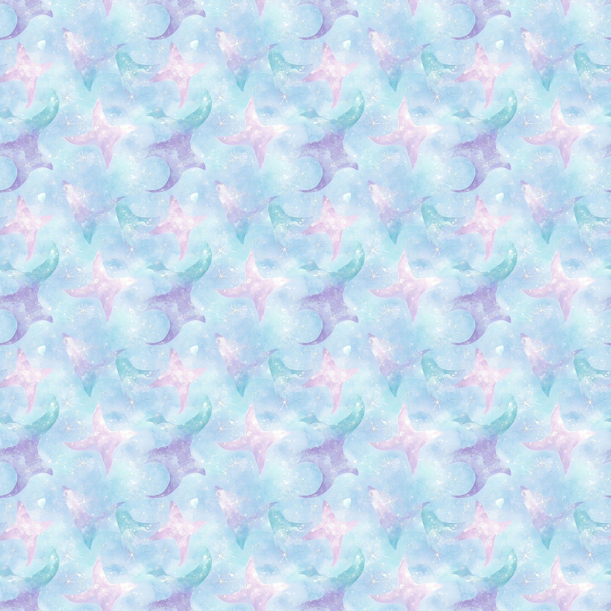 Ocean Serenity Collection Sea Turtles 12 x 12 Double-Sided Scrapbook Paper by SSC Designs