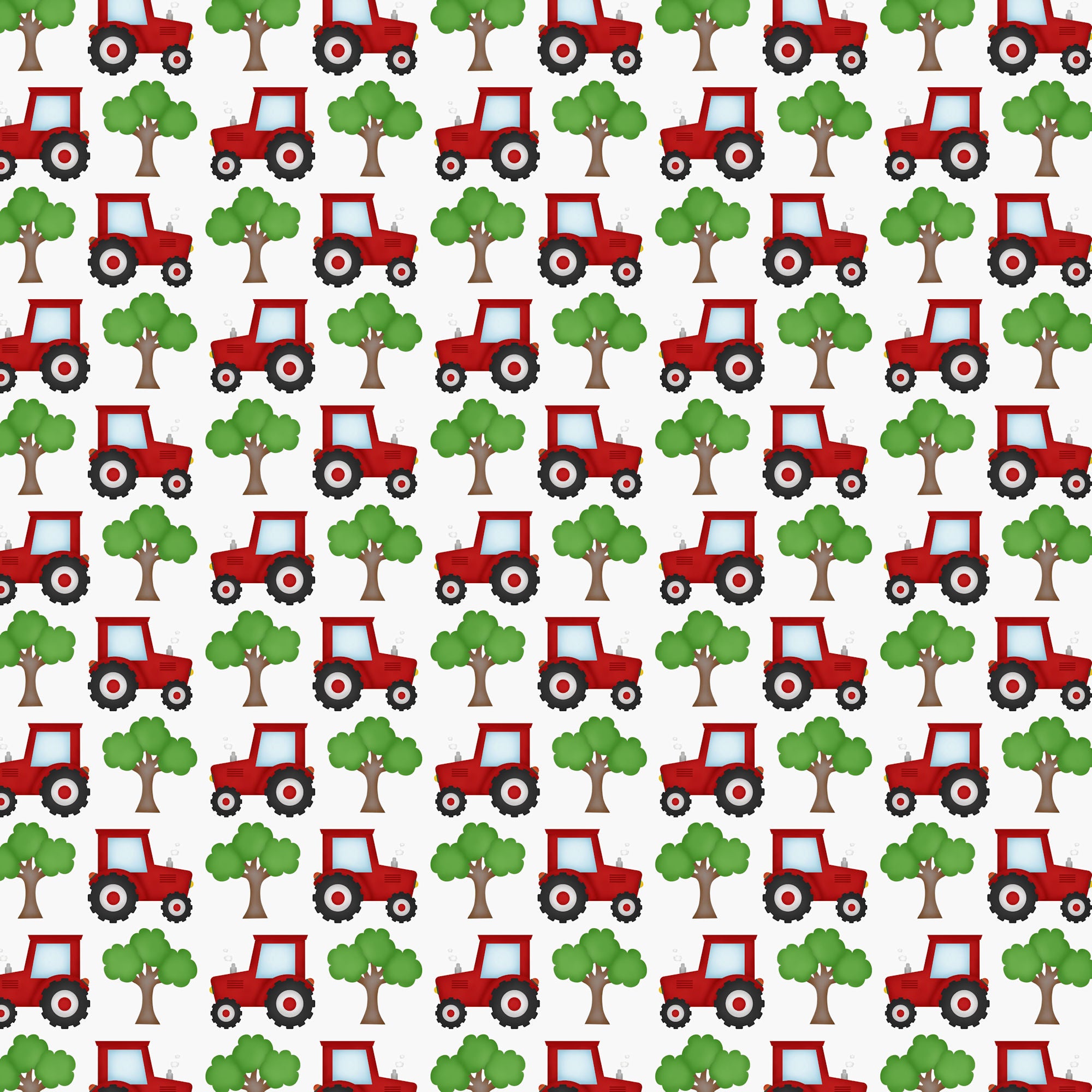 On The Farm Collection Plow The Fields 12 x 12 Double-Sided Scrapbook Paper by SSC Designs