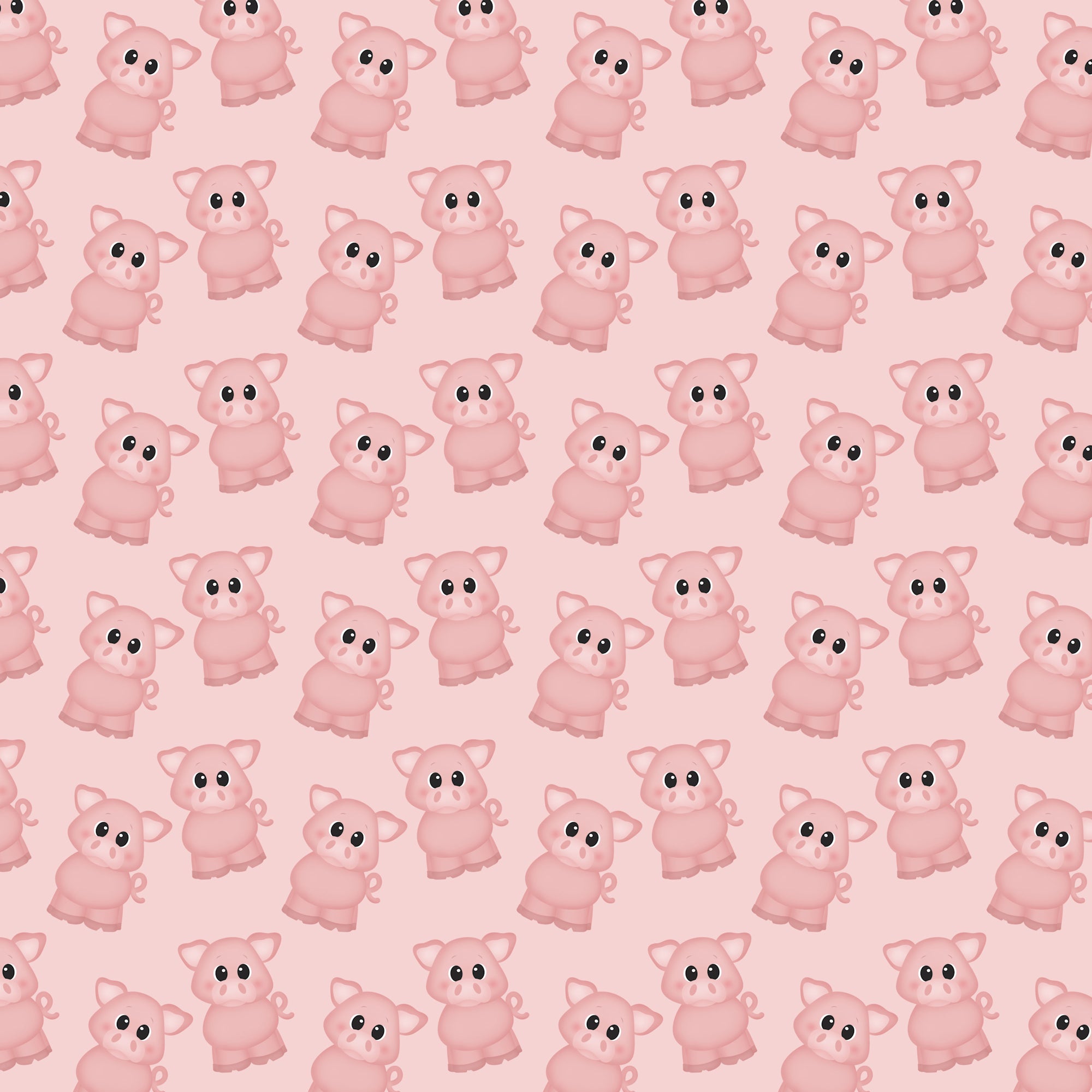 On The Farm Collection Little Piggies 12 x 12 Double-Sided Scrapbook Paper by SSC Designs