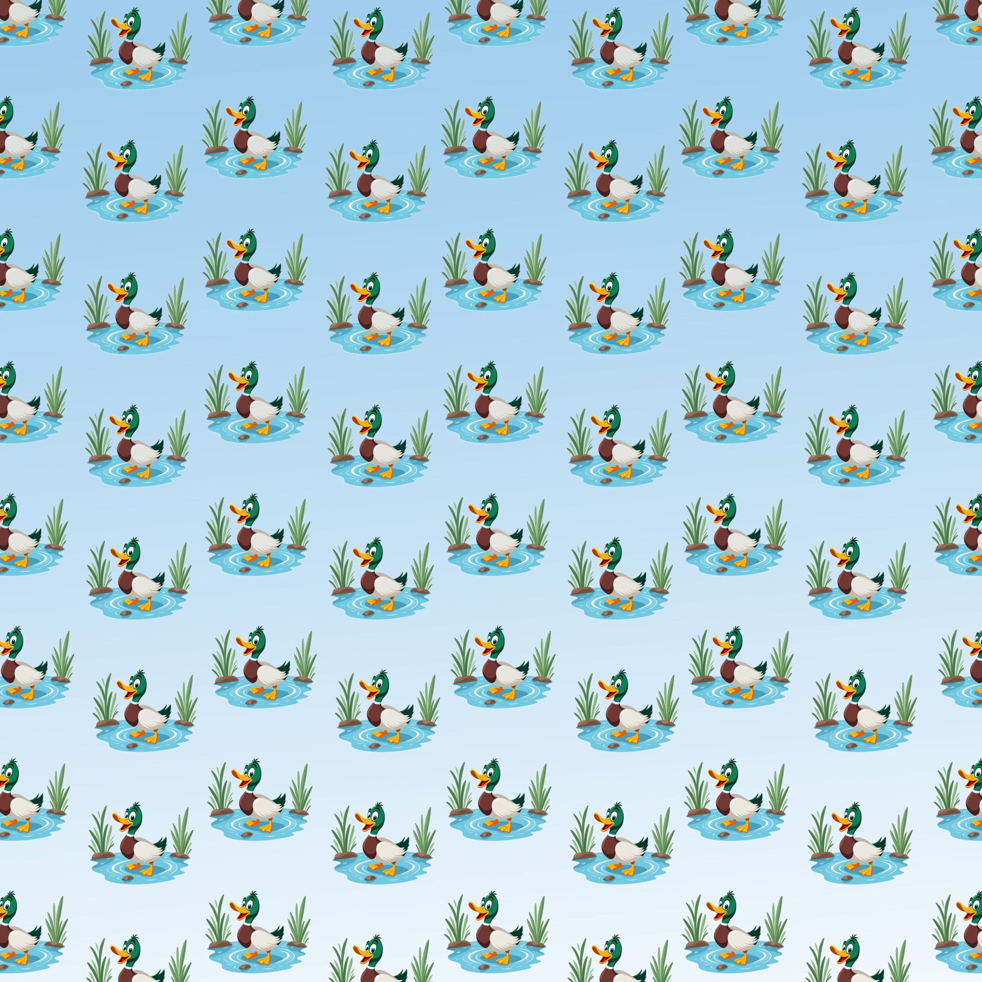 On The Farm Collection Just Ducky 12 x 12 Double-Sided Scrapbook Paper by SSC Designs