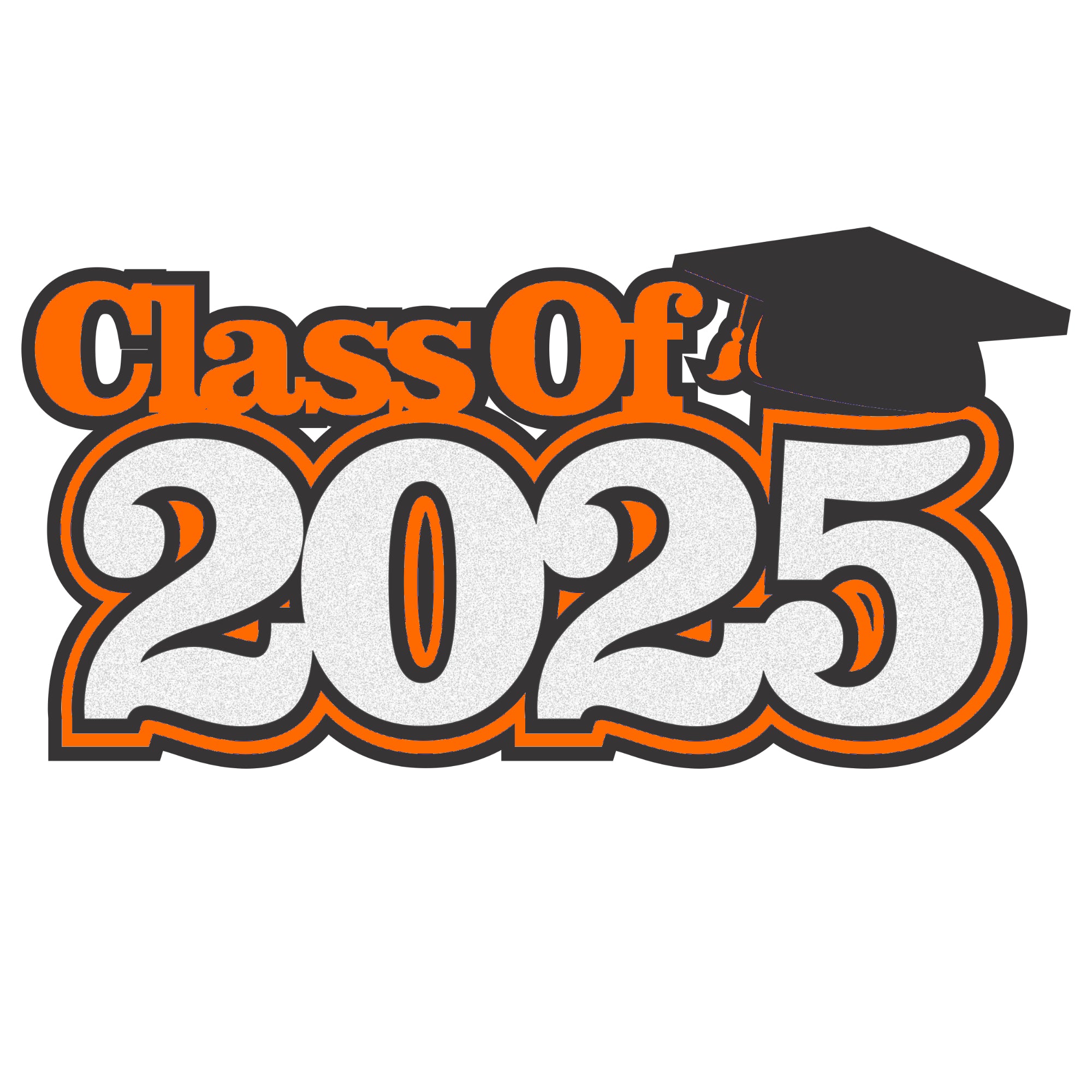 Class of 2025 8 x 4.25 *CUSTOM COLOR* Scrapbook Laser Cut Embellishment by SSC Laser Designs
