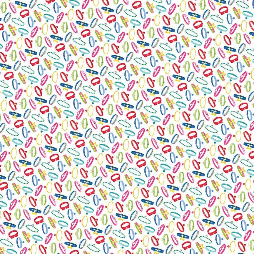 Pampered Pooch Collection Accessories 12 x 12 Double-Sided Scrapbook Paper by Photo Play Paper - Scrapbook Supply Companies