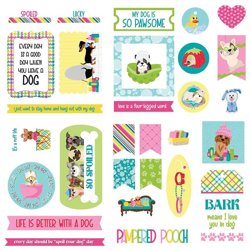 Pampered Pooch Collection Scrapbook Ephemera by Photo Play Paper - Scrapbook Supply Companies