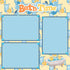 Bath Time Rubber Ducks (2) - 12 x 12 Premade, Printed Scrapbook Pages by SSC Designs