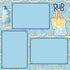 Bath Time Rubber Ducks (2) - 12 x 12 Premade, Printed Scrapbook Pages by SSC Designs
