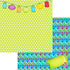 Pool Party Collection Beach Towel 12 x 12 Double-Sided Scrapbook Paper by SSC Designs