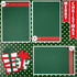 Ho Ho Ho (2) - 12 x 12 Pages, Fully-Assembled & Hand-Crafted 3D Scrapbook Premade by SSC Designs