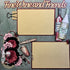 Fine Wine & Friends (2) - 12 x 12 Pages, Fully-Assembled & Hand-Crafted 3D Scrapbook Premade by SSC Designs