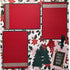 Merry Christmas Poinsettias 2 - 12 x 12 Pages, Fully-Assembled & Hand-Crafted 3D Scrapbook Premade by SSC Designs