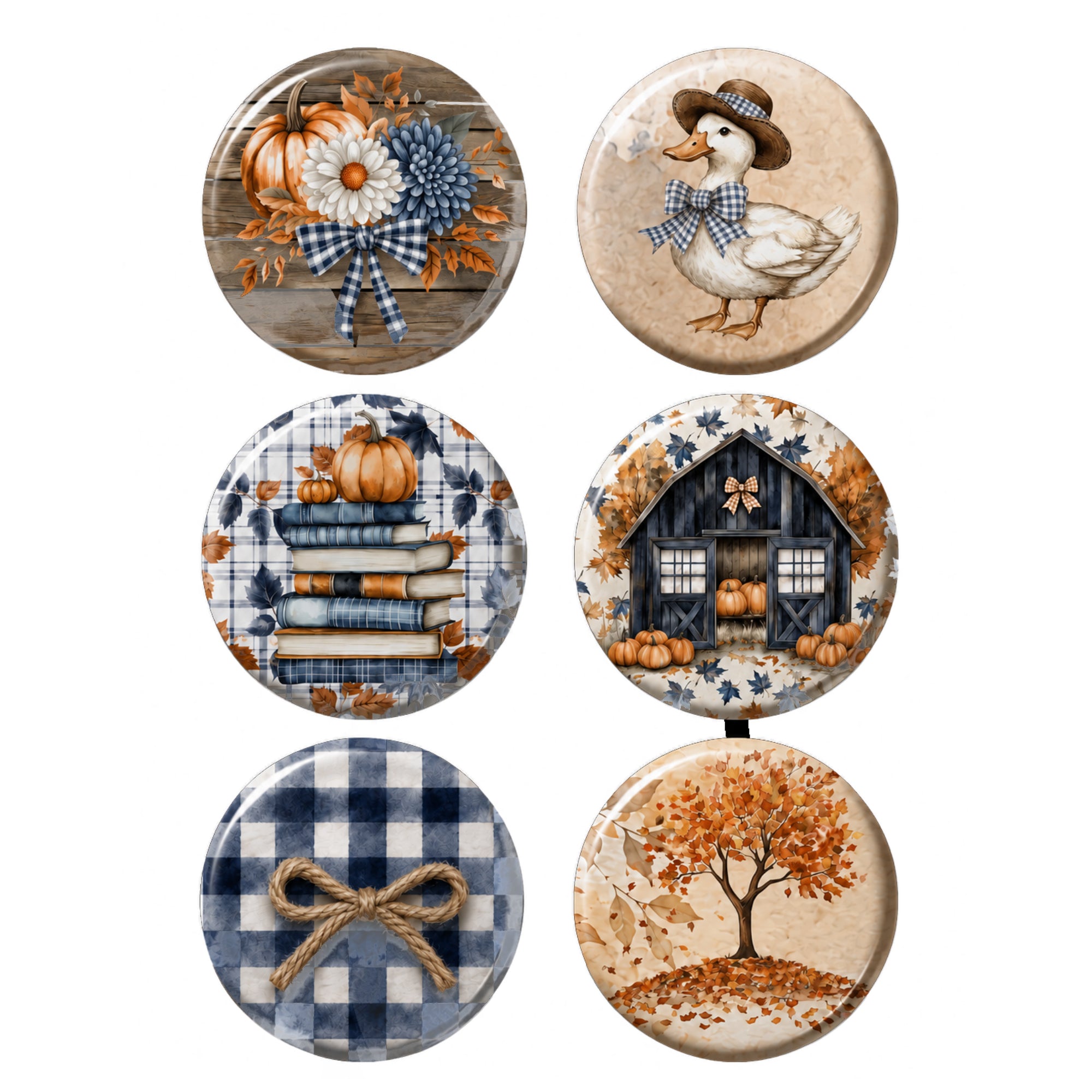 Pumpkin Cottage Collection Button Bubbles Scrapbook Embellishments by SSC Designs