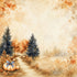 Pumpkin Cottage Collection Home for Fall 12 x 12 Double-Sided Scrapbook Paper by SSC Designs