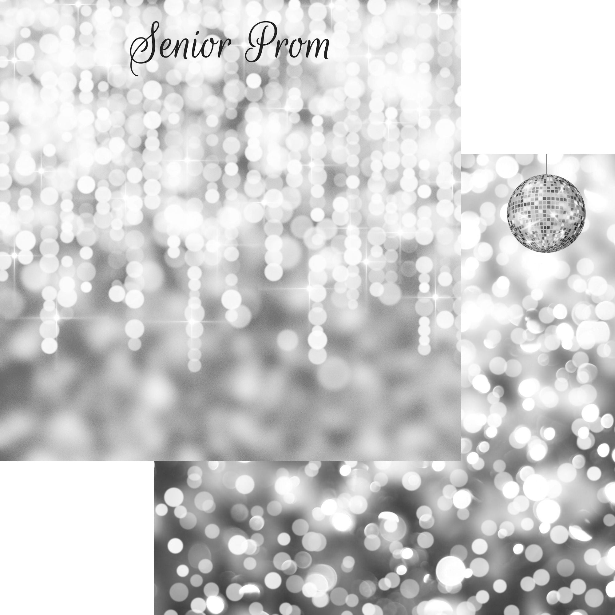 Prom Empty SSC Designs | Prom Night Senior Prom Scrapbook Paper