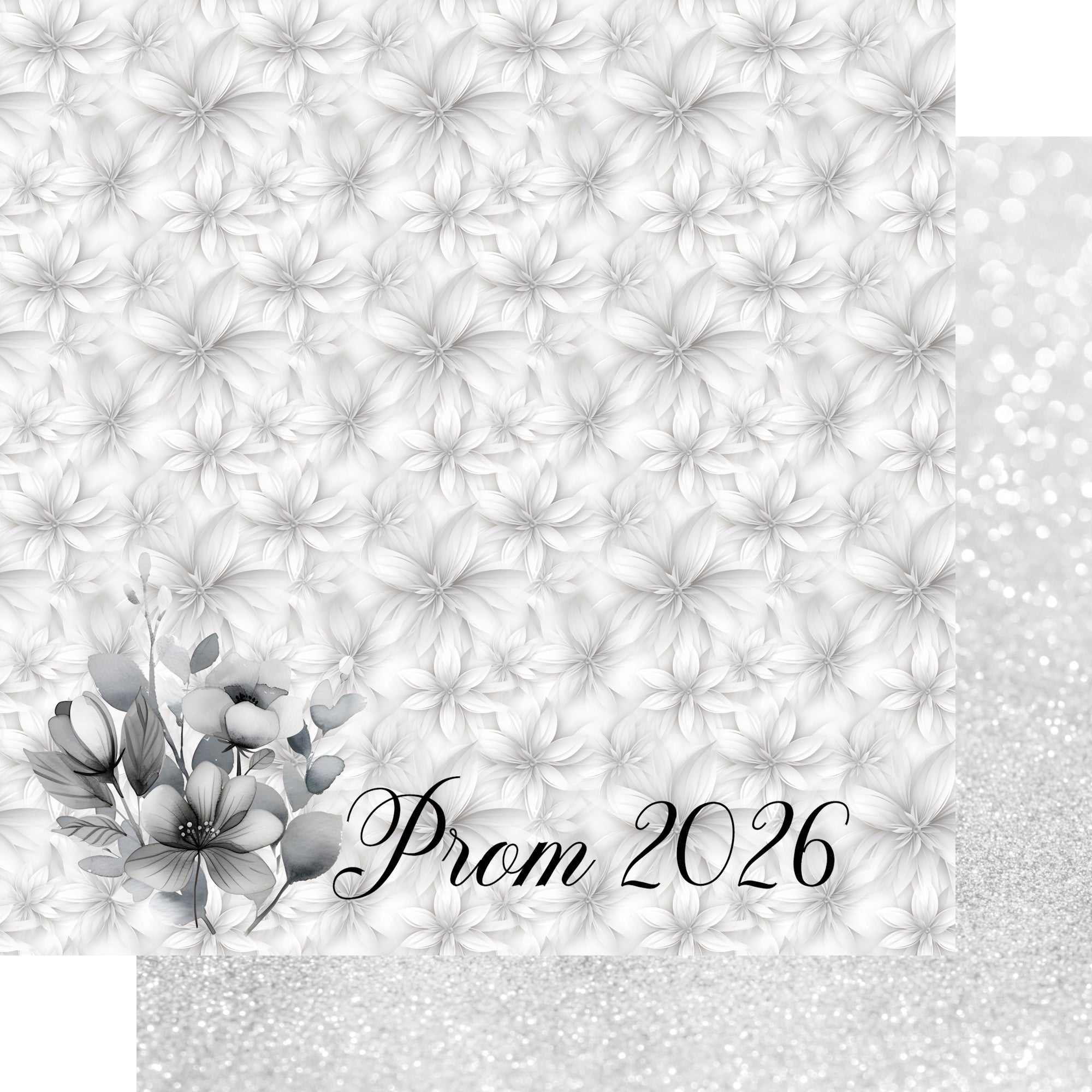 Prom Night Collection Prom 2026 12 x 12 Double-Sided Scrapbook Paper by SSC Designs
