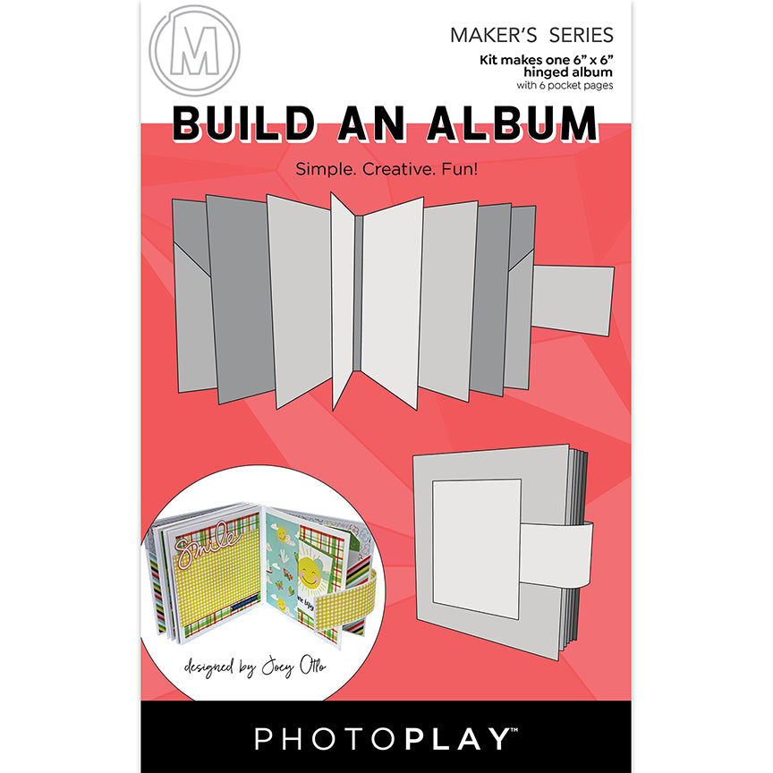 Maker Series Collection 6x6 Build An Album Kit by Photo Play Paper