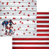 Patriotic Pups Collection Great Dane 12 x 12 Double-Sided Scrapbook Paper by SSC Designs