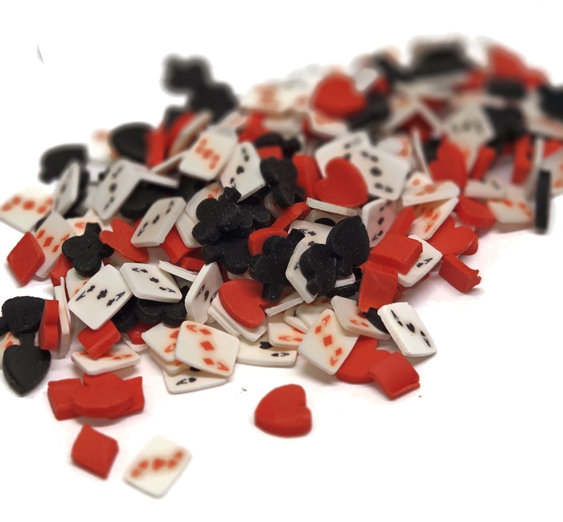 Cardmaker Collection Playing Cards & Suits Shaker Card Embellishments - 5 grams