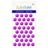 Our Brads Need Friends Collection 3 x 5 Purple .5" Scrapbook Enamel Sticky Back Dots by Eyelet Outlet - 36 count