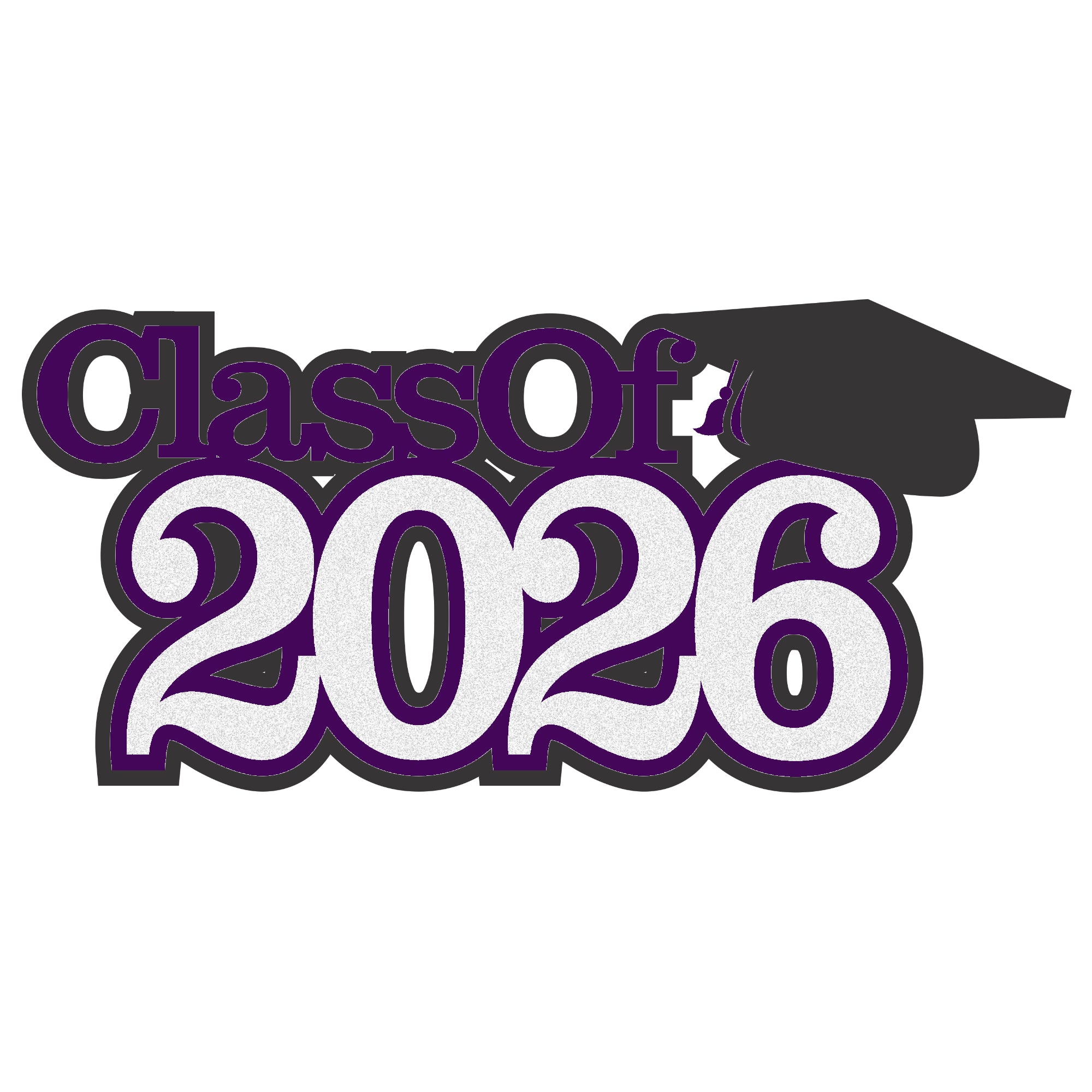 Class of 2026 Custom Color 6 x 5 Graduation Scrapbook Laser Cut by SSC Designs