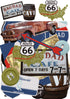 Route 66 12 x 12 Scrapbook Paper & Embellishment Kit by SSC Designs