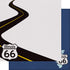 Route 66 Collection Illinois Intersections 12 x 12 Double-Sided Scrapbook Paper by SSC Designs