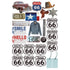Road Trip Route 66 12 x 12 Scrapbook Paper & Embellishment Kit by SSC Designs