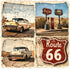 Road Trip Route 66 Collection Route 66 Roadmap 12 x 12 Double-Sided Scrapbook Paper by SSC Designs