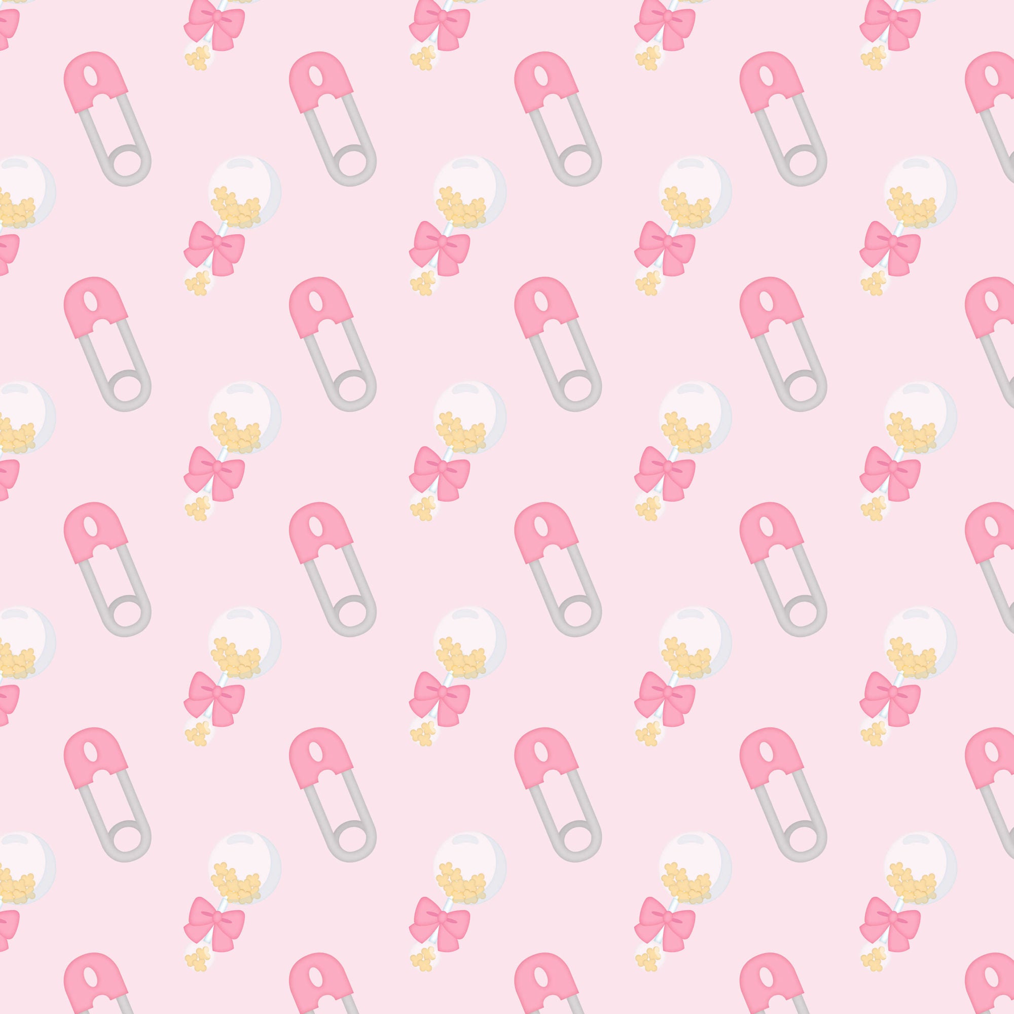 Ready To Pop Collection Pins & Rattles 12 x 12 Double-Sided Scrapbook Paper by SSC Designs