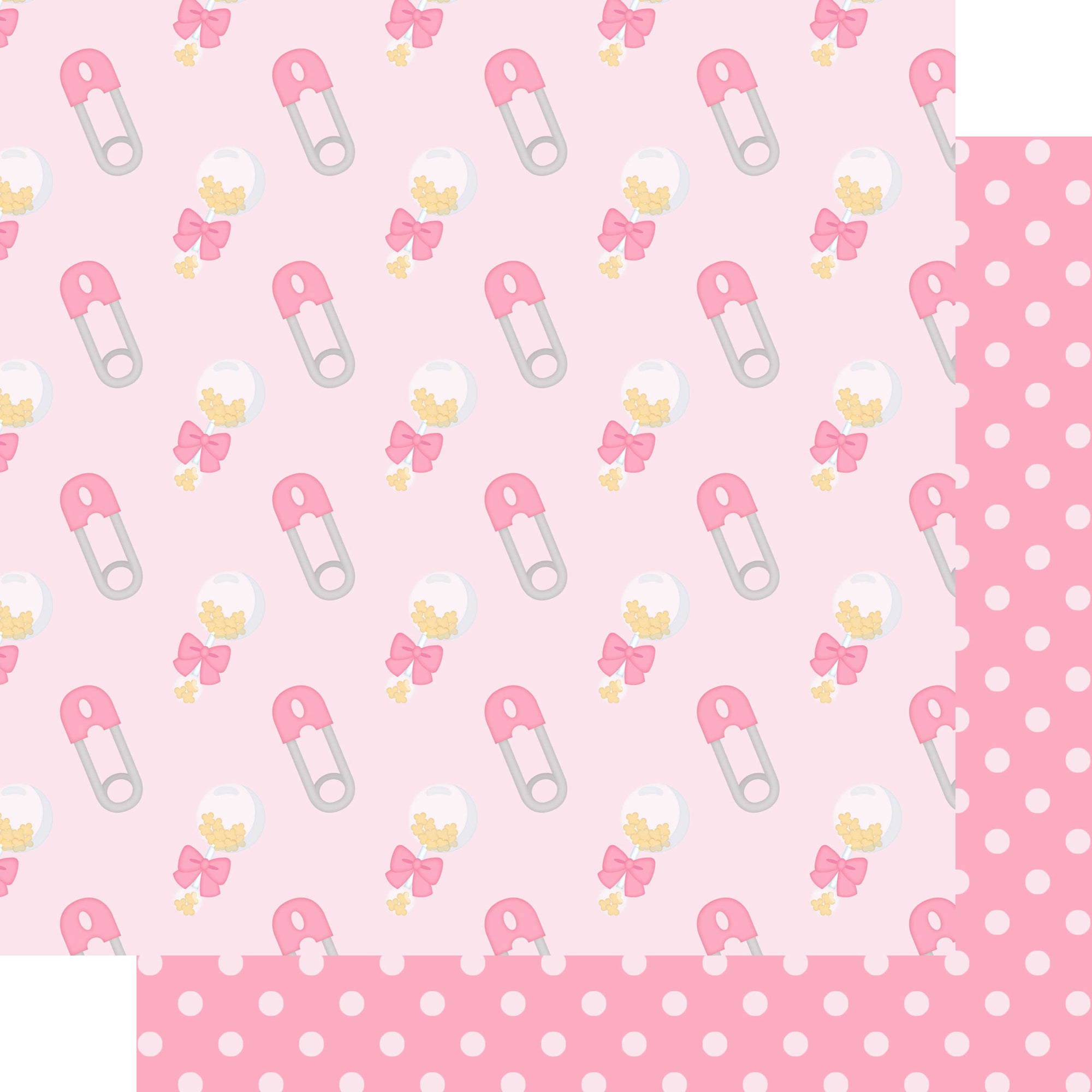 Ready To Pop Collection Baby Girl Scrapbook Paper & Embellishment Kit by SSC Designs