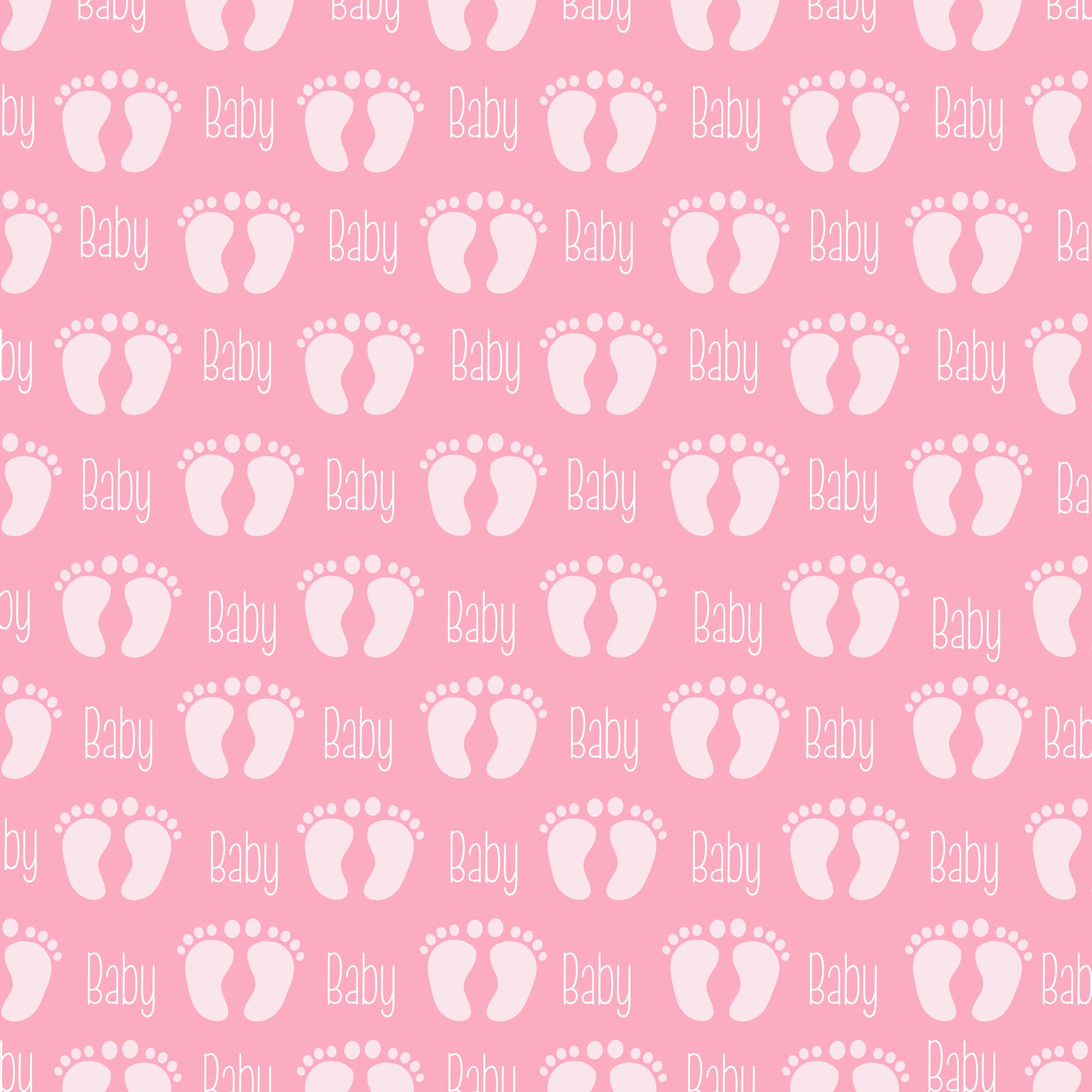 Ready To Pop Collection Baby Feet Girl 12 x 12 Double-Sided Scrapbook Paper by SSC Designs