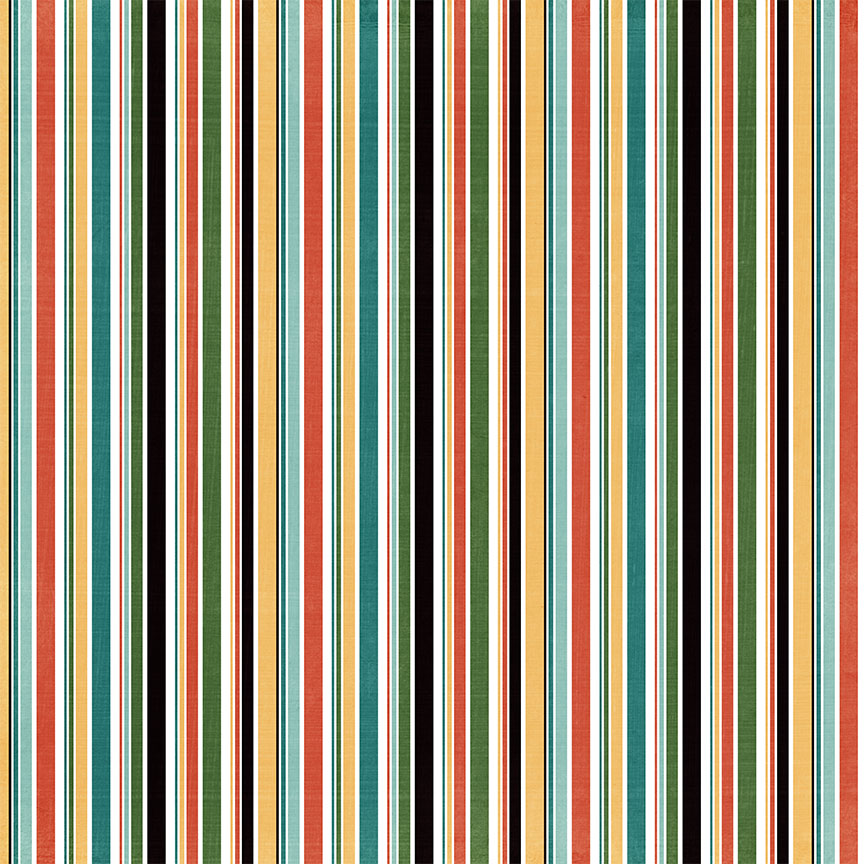 Runner's High Collection Rise and Run 12x12 Double-Sided Scrapbook Paper by Photo Play Paper