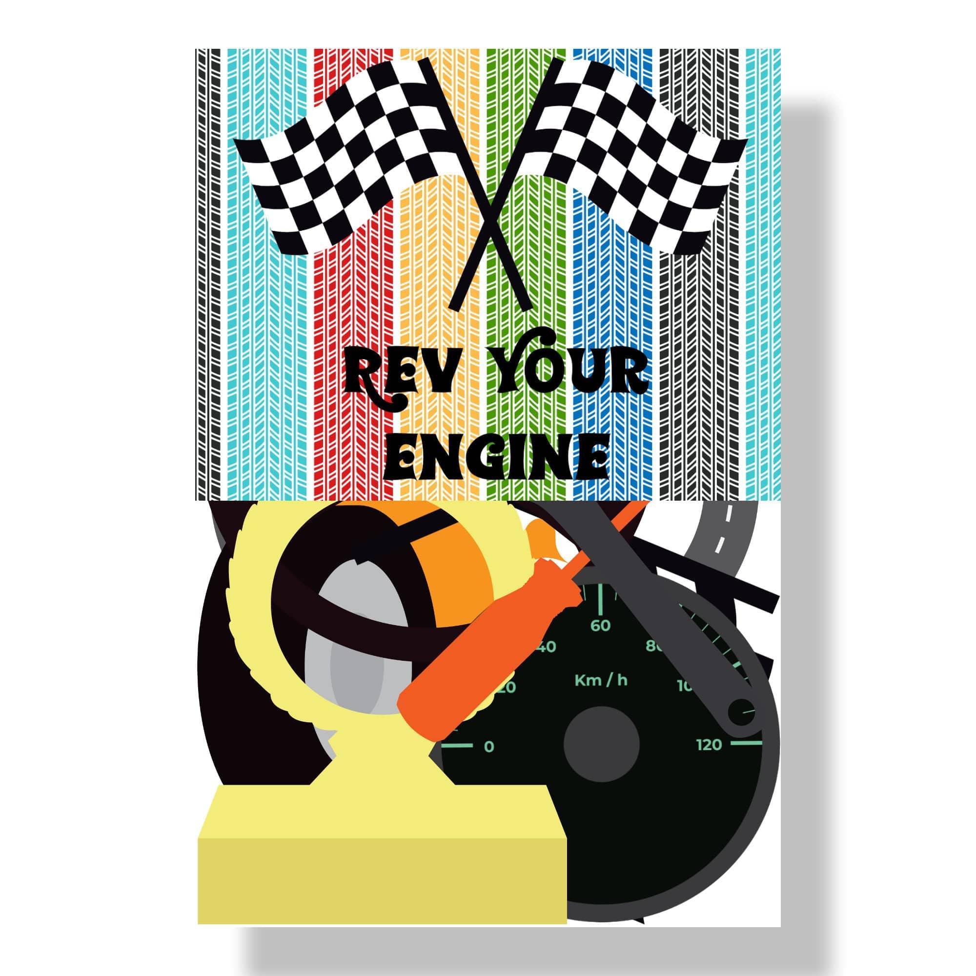 SSC Designs | Rev Your Engine Scrapbook Ephemera Embellishments