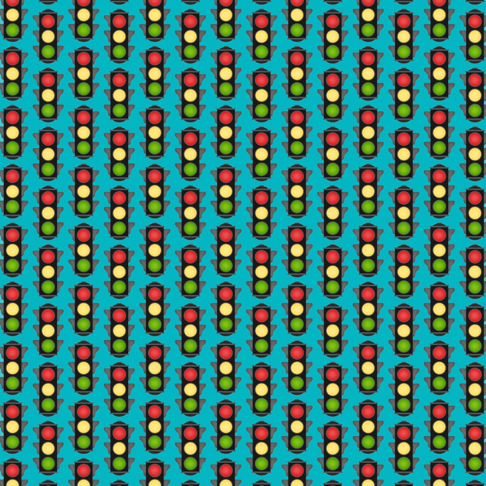 Rev Your Engine Collection Green Light 12 x 12 Double-Sided Scrapbook Paper by SSC Designs - Scrapbook Supply Companies