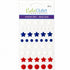 Our Brads Need Friends Collection 3 x 5 Red, White, Blue & Stars Patriotic Scrapbook Enamel Sticky Back Dots by Eyelet Outlet - 47 Count