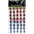 Our Brads Need Friends Collection Red & Blue Oval Self-Adhesive Scrapbook Bling by Eyelet Outlet - 40 Count